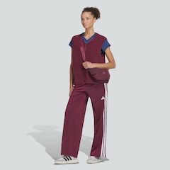 Calça adidas Dayready Wide Leg 3 Stripes Feminina - Foto 3