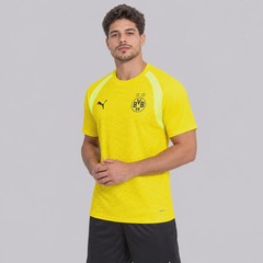 Camisa Borussia Dortmund Slim Puma Treino - Masculina - Foto 2