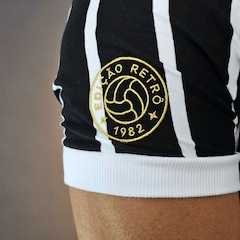 Camisa do Corinthians Retrô Democracia 1982 Plus Size Coimbra - Masculina - Foto 4