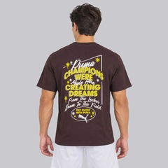 Camiseta Puma Graphic Lockerrom Boxy Tee Masculina - Foto 4