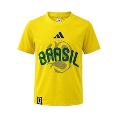 Camisa do Brasil adidas 2026 - Infantil - Foto 1