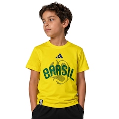 Camisa do Brasil adidas 2026 - Infantil - Foto 2
