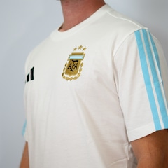Camisa Argentina adidas DNA - Masculina - Foto 4