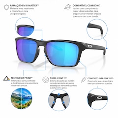 Óculos de Sol Unissex Oakley Sylas - Foto 3