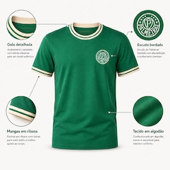 Camisa do Palmeiras Retrô Nostalgia 1976 Betel - Masculina - Foto 4