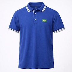 Camisa Polo do Brasil Piquet Olden Sports - Masculina - Foto 1