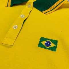 Camisa Polo do Brasil Piquet Olden Sports - Feminina - Foto 4