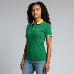 Camisa Polo do Brasil Piquet Olden Sports - Feminina - Foto 2