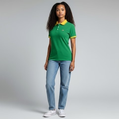 Camisa Polo do Brasil Piquet Olden Sports - Feminina - Foto 3