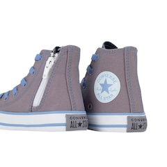 Tênis Infantil Converse All Star Chuck Taylor Side Zip HI - Foto 4