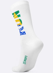 Meia Cano Médio HUPI Run Brasil Unissex - Foto 3