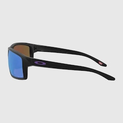 Óculos de Sol Oakley Gibston Matte Black/Prizm Violet Polarizado - Foto 2