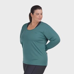Camiseta Manga Longa Olympikus Essential Plus Size - Feminina - Foto 2