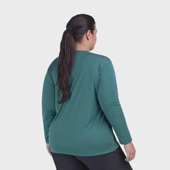Camiseta Manga Longa Olympikus Essential Plus Size - Feminina - Foto 3