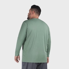 Camiseta Manga Longa Olympikus Essential Plus Size - Masculina - Foto 3