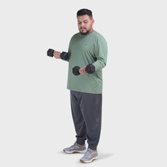 Camiseta Manga Longa Olympikus Essential Plus Size - Masculina - Foto 5