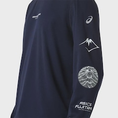 Camiseta Manga Longa Asics Fujitrail Logo LS Top - Masculina - Foto 5