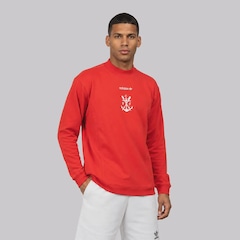 Blusão Moletom Flamengo EQT adidas Masculino - Foto 3