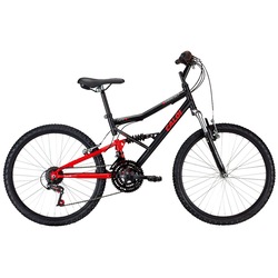 Imagem do Bicicleta Caloi Shok - Aro 24 - Freio V-Brake - Câmbio Traseiro Caloi - 21 Marchas - PRETO/VERMELHO Bicicleta Caloi Shok - Aro 24 - Freio V-Brake - Câmbio Traseiro Caloi - 21 Marchas - PRETO/VERMELHO