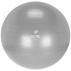 Imagem do Bola de Pilates Suíça Acte Sports com Bomba de Ar - 55cm - CINZA Bola de Pilates Suíça Acte Sports com Bomba de Ar - 55cm - CINZA
