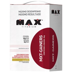 Imagem do Hipercalórico Max Titanium MXT Gainers - Baunilha - 3Kg Hipercalórico Max Titanium MXT Gainers - Baunilha - 3Kg