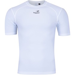 Imagem do Camisa de Compressão Topper - Masculina - BRANCO Camisa de Compressão Topper - Masculina - BRANCO