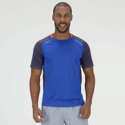 Imagem do Camiseta Oxer Cole - Masculina - CINZA ESC/AZUL Camiseta Oxer Cole - Masculina - CINZA ESC/AZUL