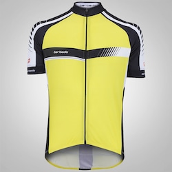Imagem do Camisa de Ciclismo Barbedo Draft - Masculina - Amarelo/Preto Camisa de Ciclismo Barbedo Draft - Masculina - Amarelo/Preto