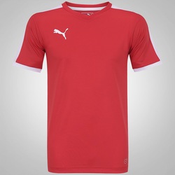 Imagem do Camiseta Puma Pitch Shortsleeved - Masculina - VERMELHO/BRANCO Camiseta Puma Pitch Shortsleeved - Masculina - VERMELHO/BRANCO