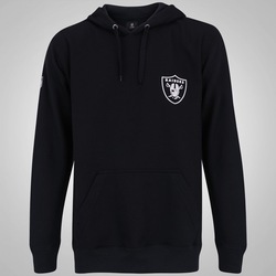 raiders short sleeve moletom com capuz