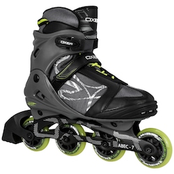 Imagem do Patins Oxer Byte - In Line - Fitness - ABEC 7 - Adulto - CINZA/VERDE Patins Oxer Byte - In Line - Fitness - ABEC 7 - Adulto - CINZA/VERDE