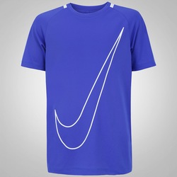 Camiseta Nike Dry Academy - Infantil - AZUL/BRANCO