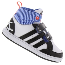 tenis cano alto adidas infantil