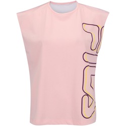 camiseta fila feminina rosa