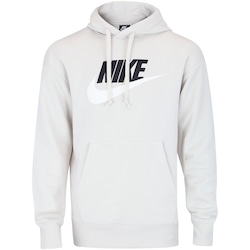 nike oversized cropped zip up moletom com capuz