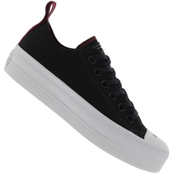 all star chuck taylor preto plataforma