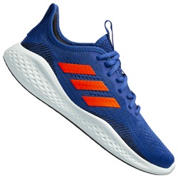 tenis adidas masculino azul e laranja