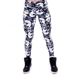 calça legging de caveira