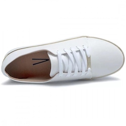 tenis vizzano branco com filete dourado