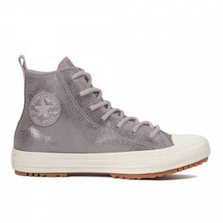 all star branco botinha couro