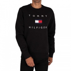 tommy hilfiger basic flag moletom com capuz