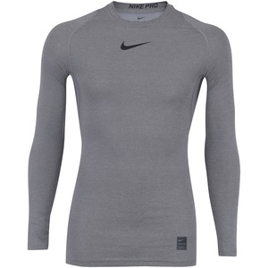 camiseta compressão nike pro manga longa masculina