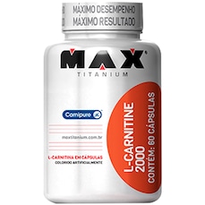 L-Carnitine 2000 Max Titanium - 60 Cápsulas