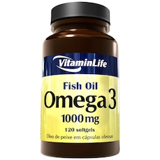 Óleo de Peixe VitaminLife Ômega 3 - 120 Cápsulas em Gel