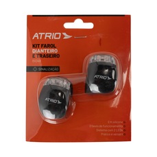 Kit Farol de Bike em Silicone Atrio Dianteiro e Traseiro BI049