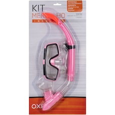 Kit de Mergulho Infantil: Snorkel e Máscara de Mergulho Oxer Polybag
