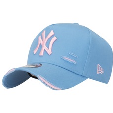 Boné New York Yankees MLB Aba Curva New Era 940 Strapback AZL - Adulto-0