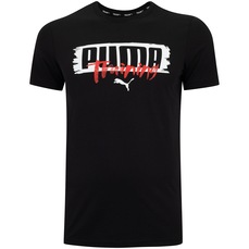 Camiseta Masculina Puma Manga Curta Performance Graphic Brande