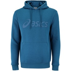 Blusa de Moletom Masculina ASICS com Capuz Canguru Fechado Fleece