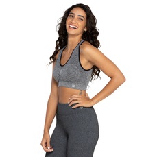 Top Fitness sem Bojo Oxer Baixa Sustentação Seamless Alça Cruzada - Adulto